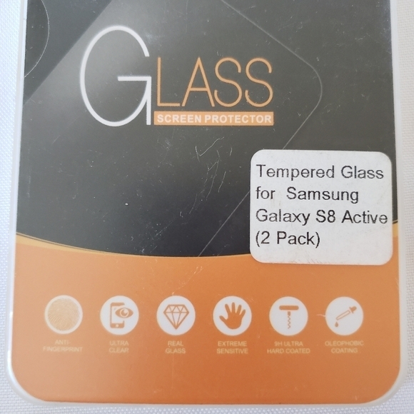 Super Shieldz Glass Screen Protector Tempered Glass for Samsung Galaxy S8 Active - Picture 2 of 5